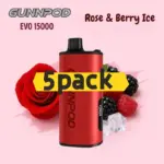 Gunnpod EVO 15k - 5 pack Multiple flavors